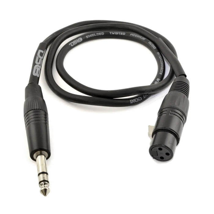 Pro Balanced Interconnect REAN XLR3 Female to 1/4-Inch TRS 3FT-25FT 24 AWG Cable Others