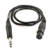 Pro Balanced Interconnect REAN XLR3 Female to 1/4-Inch TRS 3FT-25FT 24 AWG Cable Others