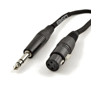 Pro Balanced Interconnect REAN XLR3 Female to 1/4-Inch TRS 3FT-25FT 24 AWG Cable Others