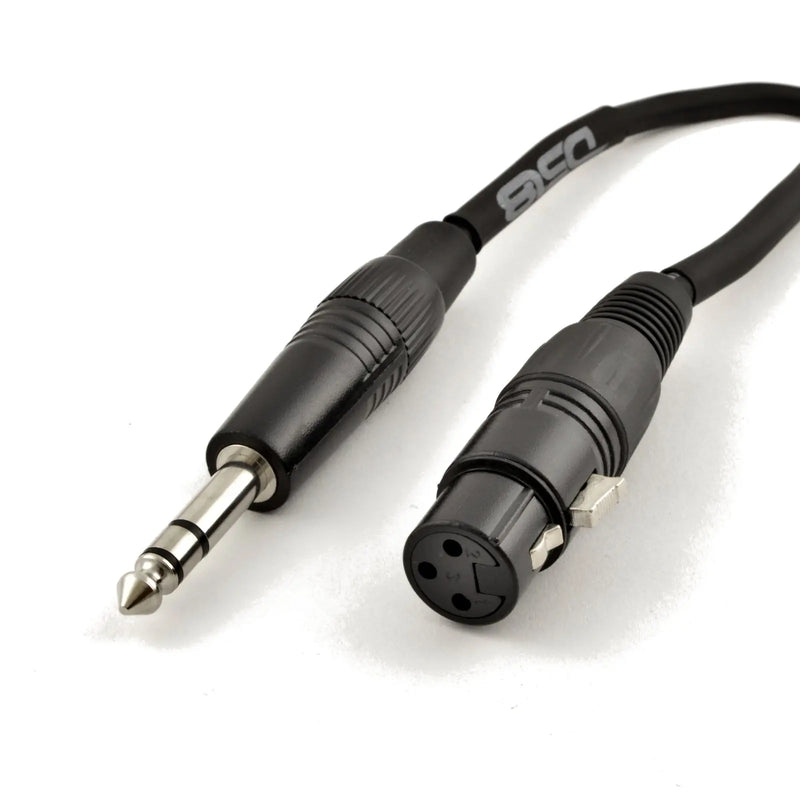 Pro Balanced Interconnect REAN XLR3 Female to 1/4-Inch TRS 3FT-25FT 24 AWG Cable Others