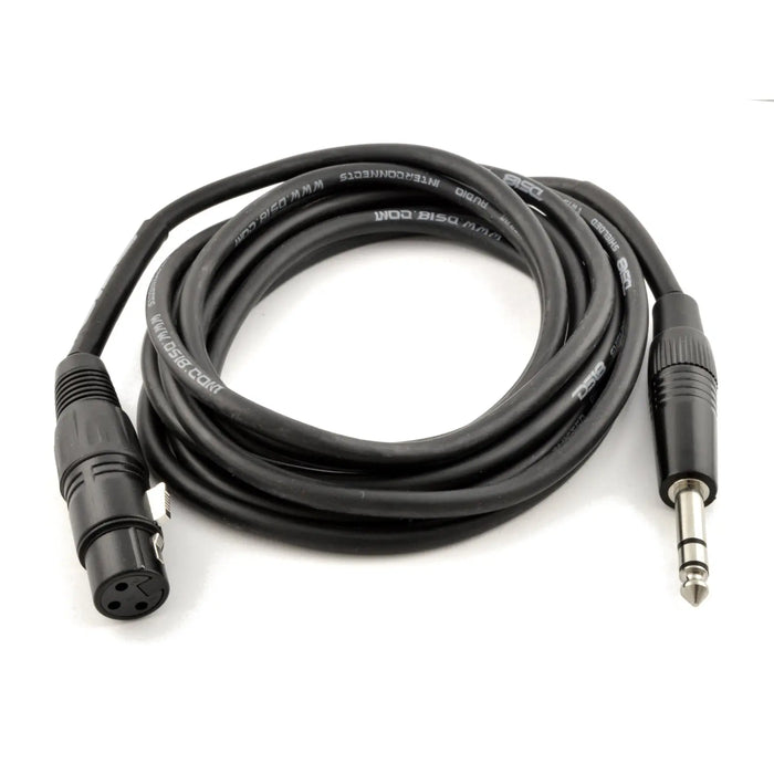 Pro Balanced Interconnect REAN XLR3 Female to 1/4-Inch TRS 3FT-25FT 24 AWG Cable Others