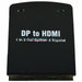 RF Link DHS-6120 2 Port Display Port DP to HDMI Splitter with TV Wall Support The Wires Zone