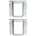 Raised 5/8" 1-Gang 16 GA Sheet Steel Square Galvanized Device Ring with 4" Square Cover Others