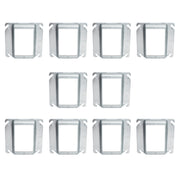 Raised 5/8" 1-Gang 16 GA Sheet Steel Square Galvanized Device Ring with 4" Square Cover Others