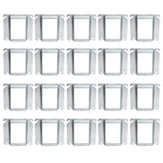 Raised 5/8" 1-Gang 16 GA Sheet Steel Square Galvanized Device Ring with 4" Square Cover Others