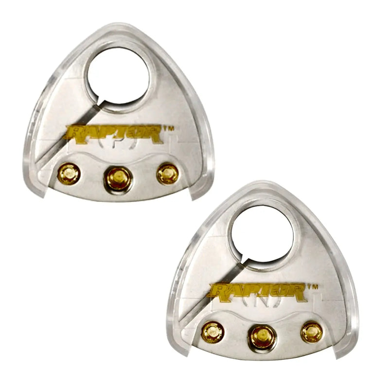 Raptor 2X Platinum 4 8 Gauge AWG Positive and Negative Post Car Battery Terminal - Pair Raptor
