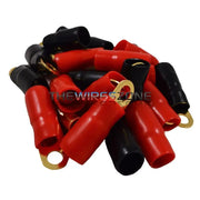 Raptor R038RT Mid Series Gold 1/0 Gauge 3/8" Ring Terminal (20/pack) Raptor