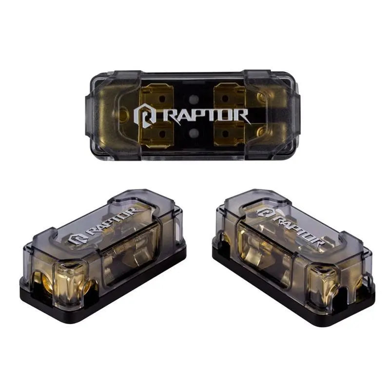 Raptor R42AGU 2-Position Gold 4/8 Gauge AGU Fused Distribution Block Raptor