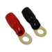 Raptor R4516RT Mid Series - 4 AWG 5/16 Gold Ring Terminals Packs of 20 Raptor