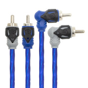 Raptor R4R174 MID Series 17 Ft. Dual Twist Audio RCA Interconnect Cable Raptor