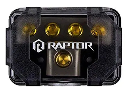Raptor R5DB2 4-Position 1/0/4/8 Gauge Ground Distribution Block Raptor