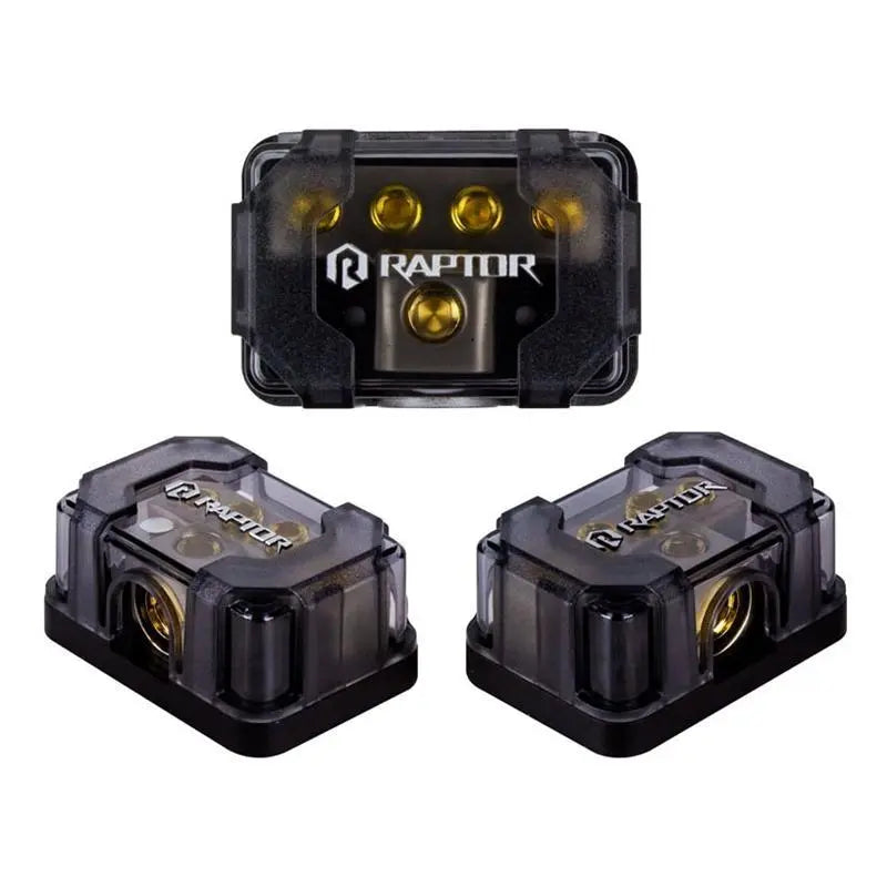 Raptor R5DB2 4-Position 1/0/4/8 Gauge Ground Distribution Block Raptor