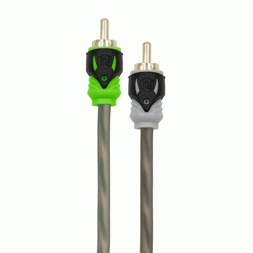 Raptor R5R10 Pro Series Visible Dual Twist 2-Channel RCA Interconnect Cable Raptor