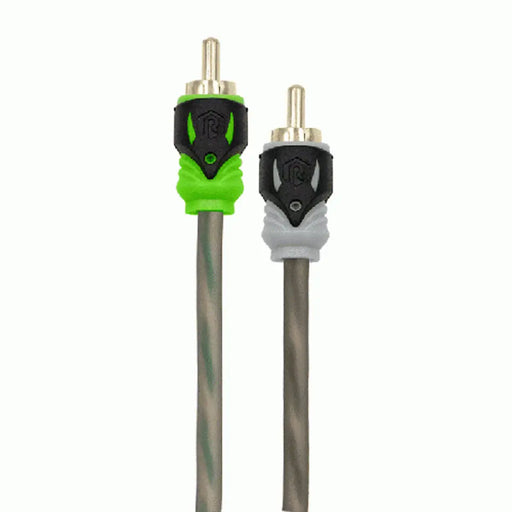 Raptor R5R14 PRO SERIES Visible Dual Twist Audio RCA Interconnect Cable Raptor