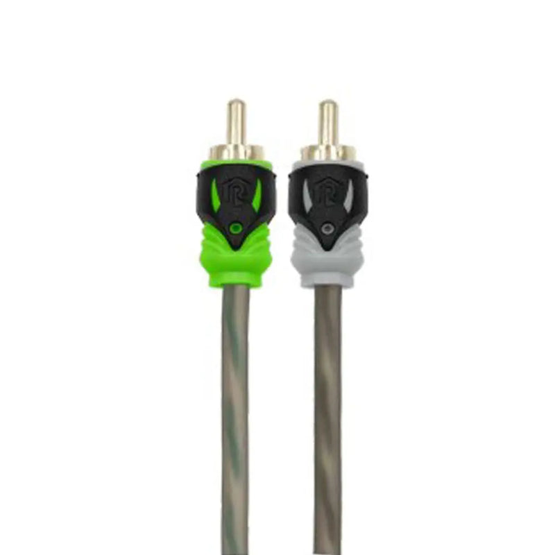 Raptor R5R14 PRO SERIES Visible Dual Twist Audio RCA Interconnect Cable Raptor