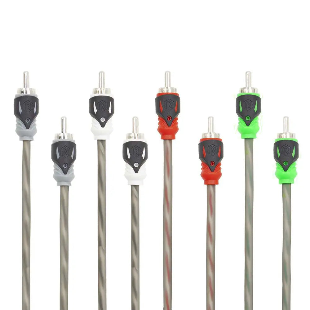 Raptor R5R174 4-Channel RCA Audio Interconnect Cable 17Ft