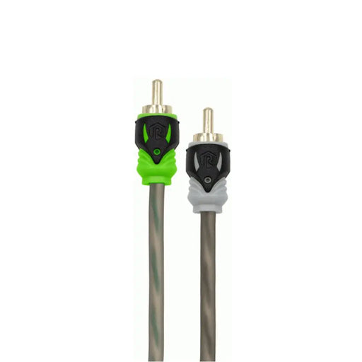 Raptor R5R18IN - Pro Series 1.5' 2-Channel Visible Dual Twist Audio RCA Cable Raptor