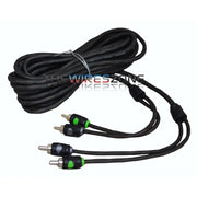 Raptor R5RCA14 Pro Series 14 Feet Dual Twist 2-Channel RCA Cable Raptor