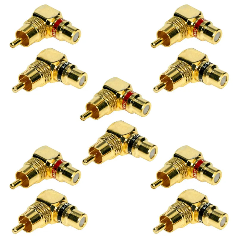 Raptor R5RCAMFR Pro Series Male to Female Right Angle Connector (1-5 Pair) Raptor
