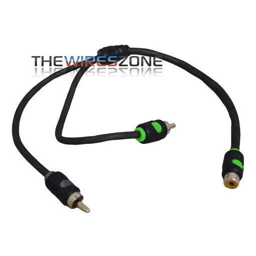 Raptor R5Y1F2M Pro Series 2-Channel Dual Twist RCA Y-Adapter (1F - 2M) Raptor