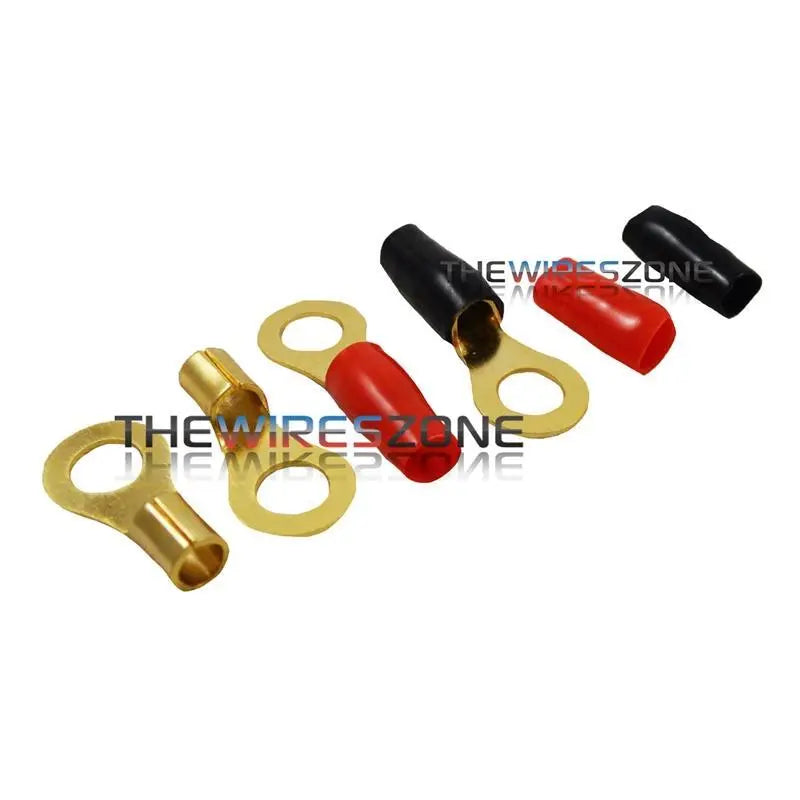 Raptor R8516RT Mid Series Gold 8 Gauge 5/16" Ring Terminal (20/pack) Raptor