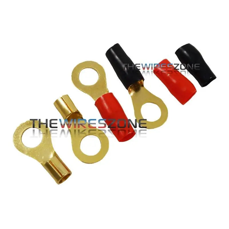 Raptor R8516RT Mid Series Gold 8 Gauge 5/16" Ring Terminal (20/pack) Raptor