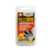 Raptor RCA600-Y2 6-inch Gold Male to 2 Female RCA Y Adapter Splitter Audio Cable 6" (1-10 pack) Raptor