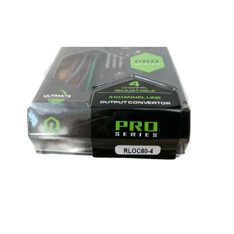 Raptor RLOC60-4 PRO SERIES 4 Channel Line Output Converter 60 Watts Input Power Raptor