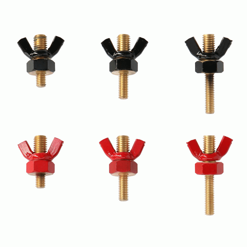 Shuriken SK-WN20 Positive/Negative Wingnut Power Terminal (3 Pair)