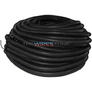 SLT10 High Quality Black 1" 50 Feet Split Loom Tubing The Wires Zone
