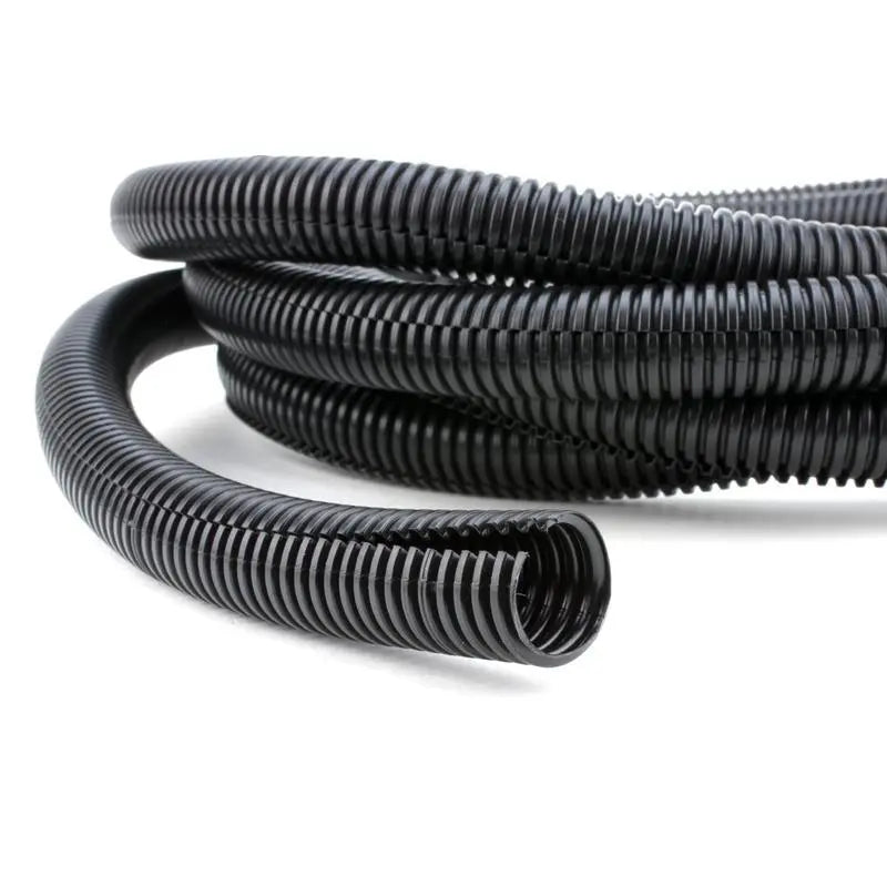 SLT10 High Quality Black 1" 50 Feet Split Loom Tubing The Wires Zone