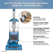 Shark nv351 Blue Lift-Away Upright Anti-Allergen Vacuum with Pet Power Brush (Refurbished) Shark