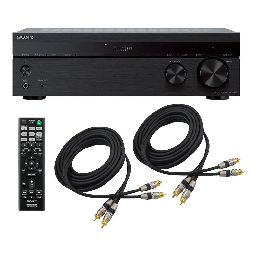 2 Channel Amplifier Sony STRDH190 Stereo Receiver With Bluetooth ...