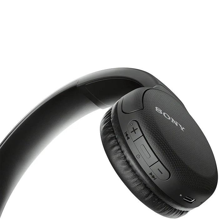 Sony WH-CH510 Bluetooth Wireless Noise Cancellation On-Ear Headset Black Sony