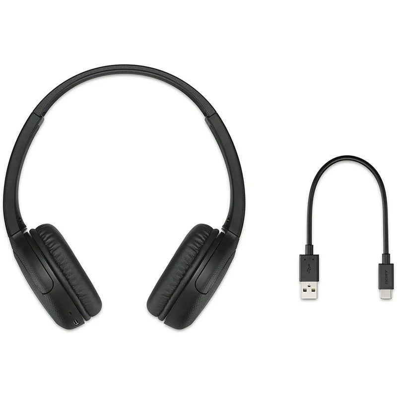 Sony WH-CH510 Bluetooth Wireless Noise Cancellation On-Ear Headset Black Sony