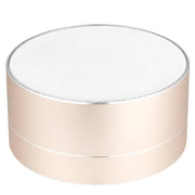 Sound Disc Bluetooth Speaker Haute Audio 5 Watts w/ AUX input (Gold) The Wires Zone