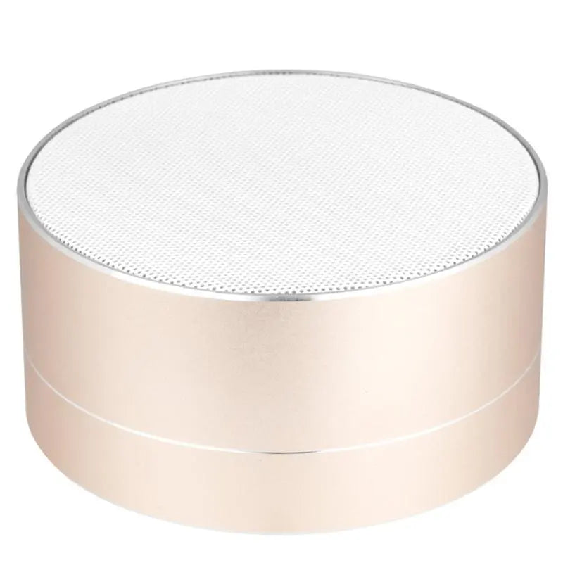 Sound Disc Bluetooth Speaker Haute Audio 5 Watts w/ AUX input (Gold) The Wires Zone