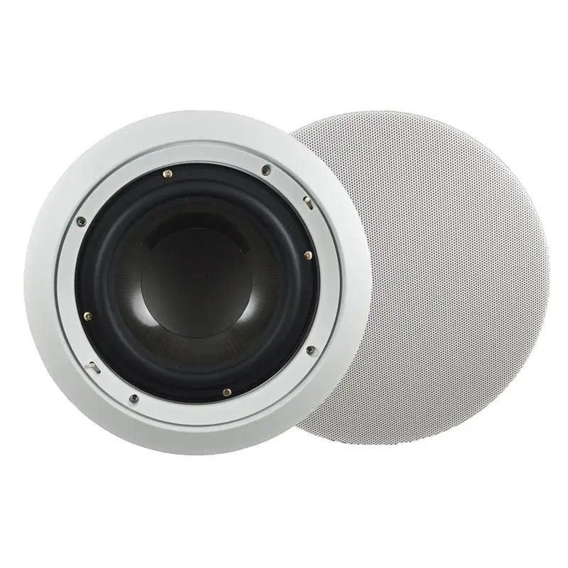 SpeakerCraft 8.2BAS 8" 100W In-Ceiling Deep Bass Subwoofer White (ea) SpeakerCraft