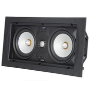 SpeakerCraft ASM54633-2 Profile Aim LCR5 Three In-wall Speaker w/ Aimable Woofer SpeakerCraft