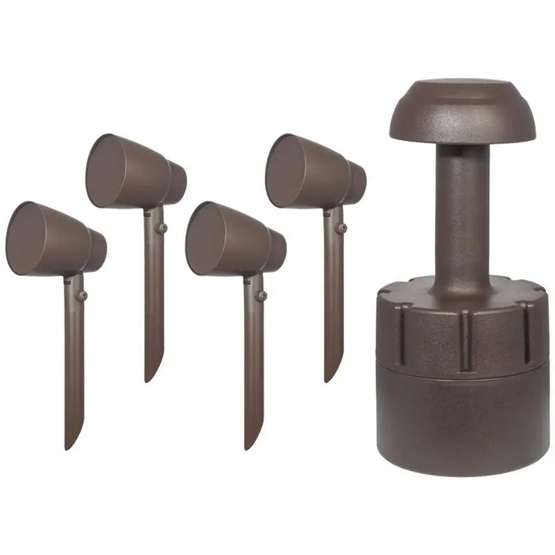 SpeakerCraft Outdoor Speaker Kit 4" Satellite Speakers 8 Burial Sub SpeakerCraft