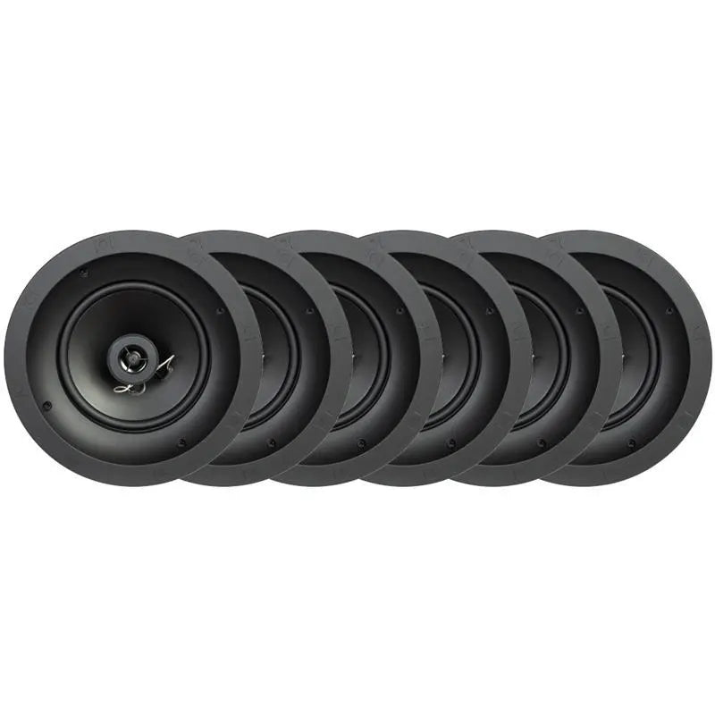 SpeakerCraft SC-PR-CRS6-ZERO-6 6-1/2" (160mm) In-Ceiling Speakers (6-Pack) SpeakerCraft
