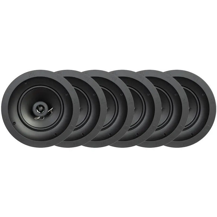 SpeakerCraft SC-PR-CRS6-ZERO-6 6-1/2" (160mm) In-Ceiling Speakers (6-Pack) SpeakerCraft