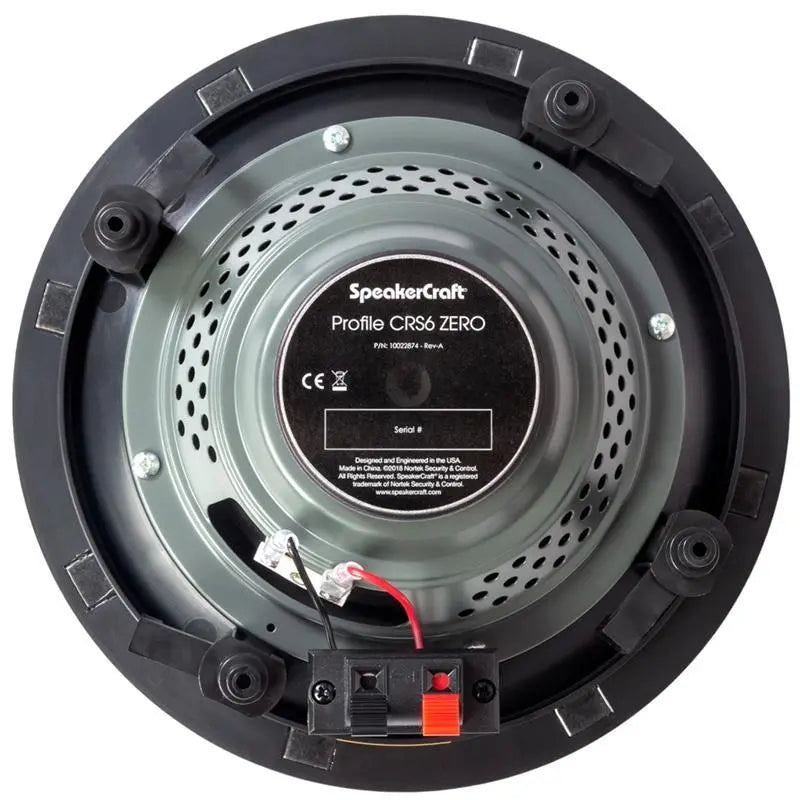 SpeakerCraft SC-PR-CRS6-ZERO-6 6-1/2" (160mm) In-Ceiling Speakers (6-Pack) SpeakerCraft