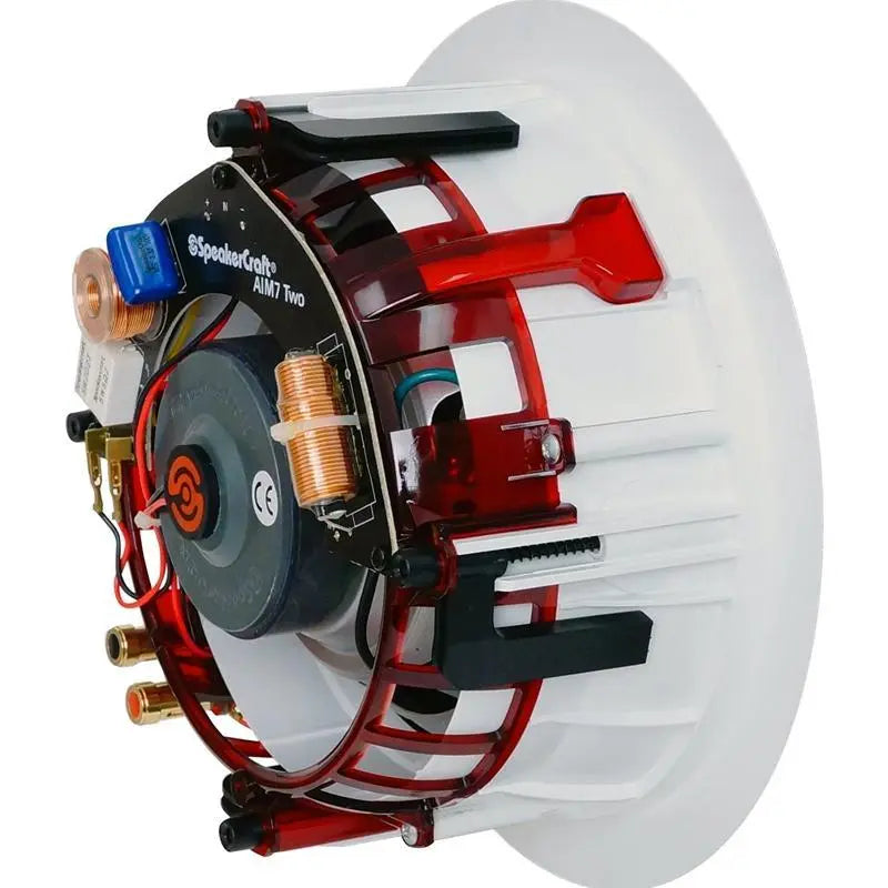 Speakercraft AIM7 Two White 125 Watts 7" In-Ceiling Speaker (each) SpeakerCraft