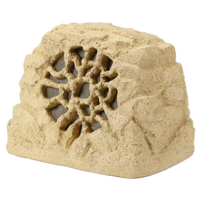 Speakercraft Ruckus 6 One  6.5" 80W Outdoor Water Resistant Rock Speaker Sandstone SpeakerCraft
