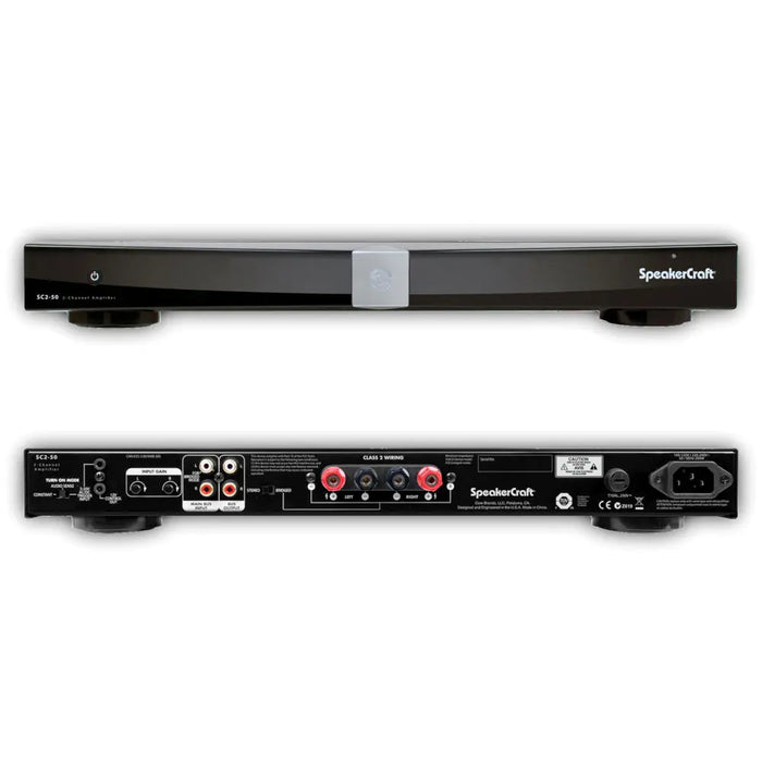 Speakercraft SC2-50 2-Channel Amplifier + ASM90920 100W 8" Subwoofer Combo SpeakerCraft