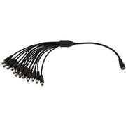 Spyclops SPLIT16 16 Male to 1 Female 12V DC Power Splitter for Cameras Spyclops