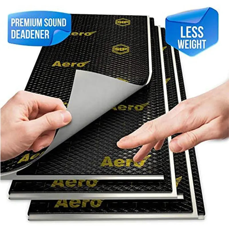 Standartplast STP Black Aero 49 sqft 90 mil Sound Vibro Audio Deadening Adhesive Car Butyl Material STP