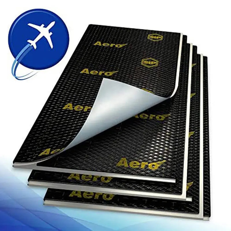 Standartplast STP Black Aero 49 sqft 90 mil Sound Vibro Audio Deadening Adhesive Car Butyl Material STP