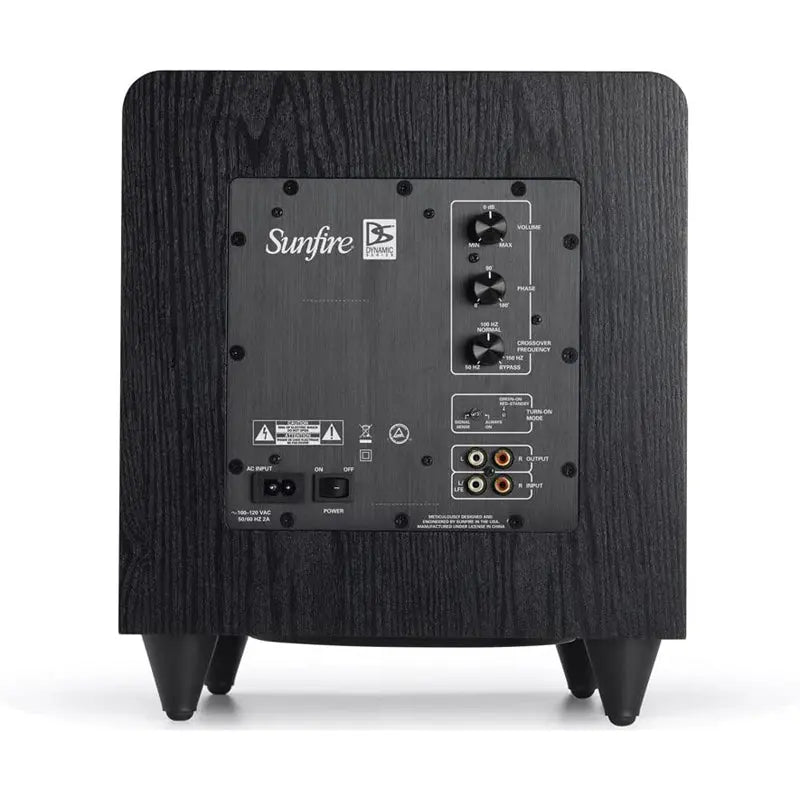 Sunfire SDS8230 8" Dual Driver 400 Watts Max Powered Subwoofer 230V (Black Ash) Sunfire